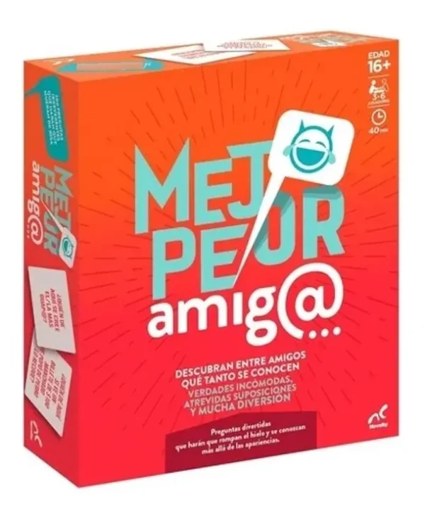 Juego De Mesa Para Fiesta, Mejor - Peor Amigo
