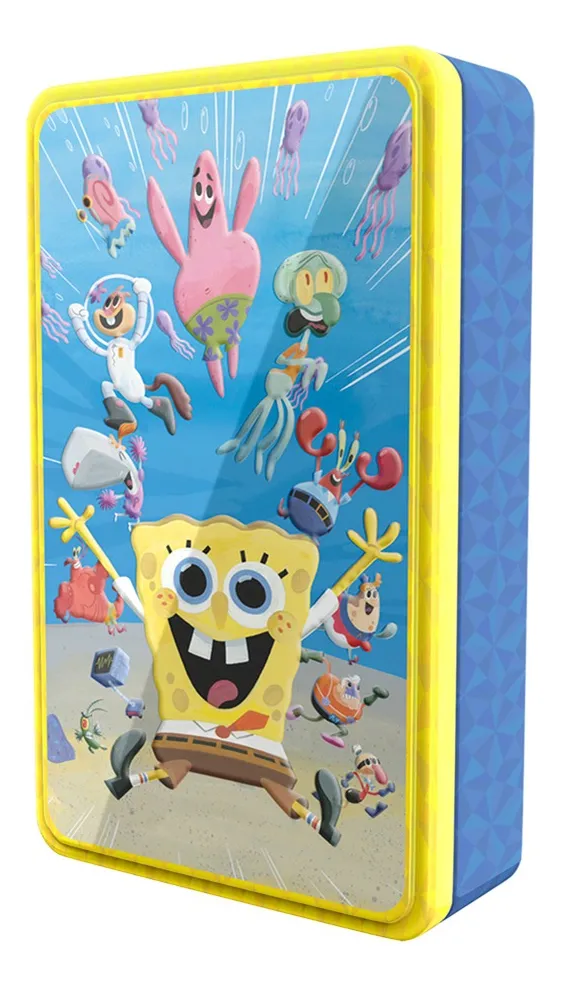 Rompecabezas Bob Esponja 300 Pzs Panorámico En Lata