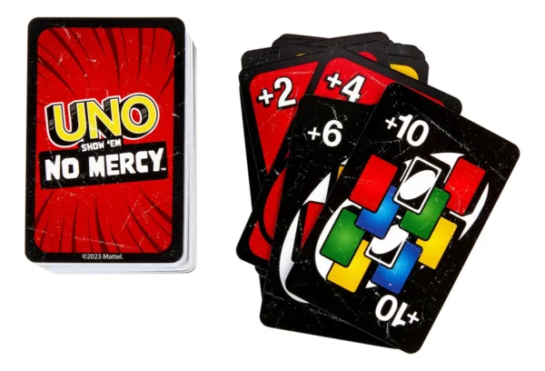 Uno No Mercy Juego De Cartas Niños
