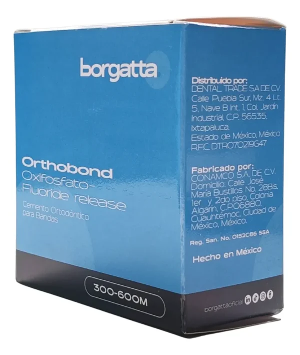 Orthobond Oxifosfato Con Flúor Cemento Para Bandas