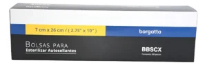 Bolsas Para Esterilizar Autosellantes 7cm X 26cm Borgatta Blanco Esterilizar
