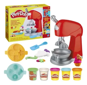 Juego De Batidora Mágica Play-doh Con Accesorios De Cocina Rojo