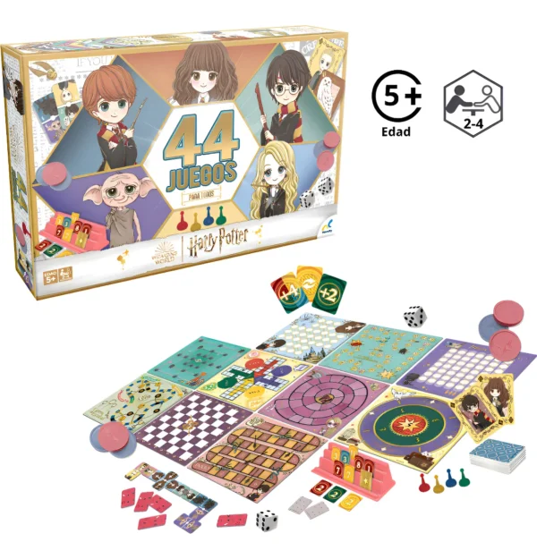 Set De Harry Potter 44 Juegos De Mesa Original