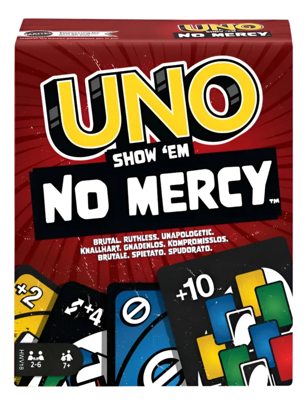 Uno No Mercy Juego De Cartas Niños