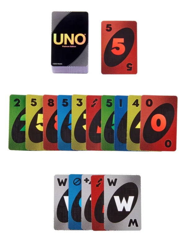 Uno Platinum Edition Juego De Cartas