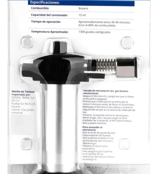 Soplete De Gas Con Encendido Electrónico Borgatta