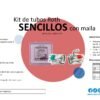 Kit de tubos Glinth Roth UR/UL/LR/LL sencillos c/malla .022
