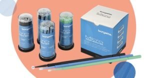 MicroAplicadores Desechables Tubo con 100pzs Borgatta